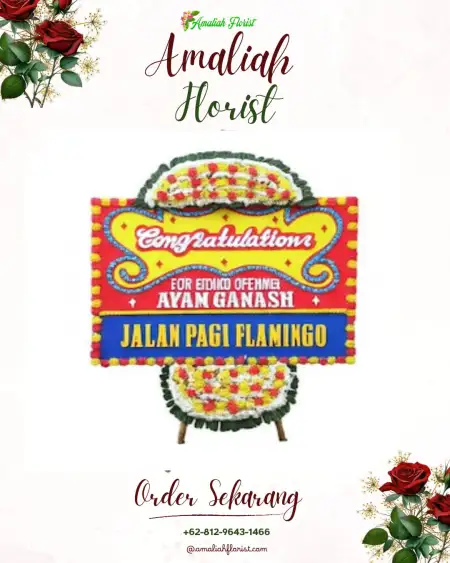 Sewa Papan Bunga Berampu