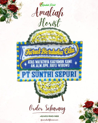 Papan Bunga Duka di Berampu